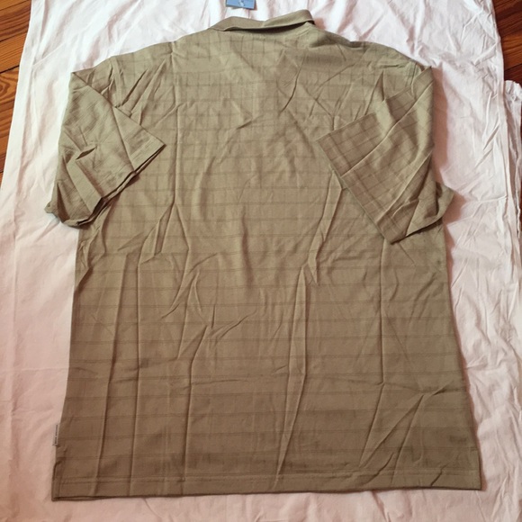 Geoffrey Beene Soft Touch Polo Shirt XL Tan - Picture 7 of 8